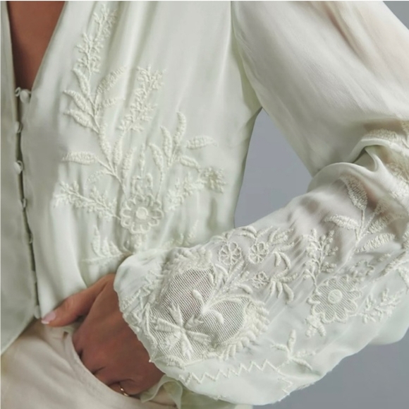 Anthropologie  Embroidered Blouse - Picture 5 of 8